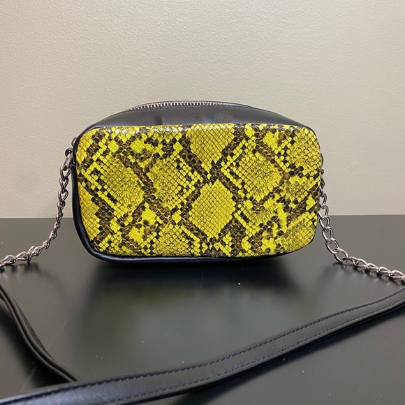 Neon Snake Pattern Mini Crossbody Purse - Picture 2 of 3